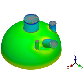 Multiple FEA Nozzle Analysis with PVPTPro
