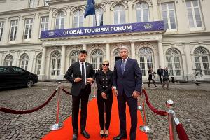 Bulut Bağcı – President of the Global Tourism Forum   H.E. Sherif Fathy – Minister of Tourism and Antiquities, Egypt