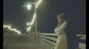 Still image of a couple embrassing in the new short film 'MY TYPE' directed by Daniela Ruah, starring Sadie Stanley and Jacob Ward