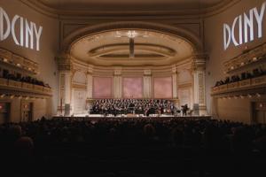 Photo of DCINY performance at Carnegie Hall (Dan Wright photo credit)