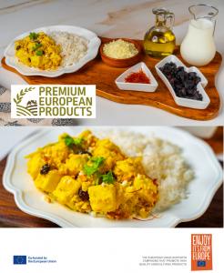 Tofu Kurma with Cottage Cheese Topping