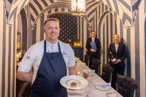 Chef's Table Experience (L to R Stephen Hayes Director of Culinary, Patrick Healy Director of F&B and Head Sommelier)