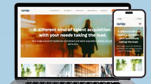 Picture of computer and cell phone showing the New OptigyGroup.com