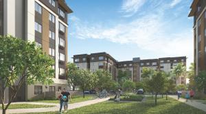 Project rendering courtesy of HPHA and Lowney Architecture.