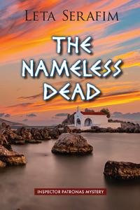Book Cover of The Nameless Dead novel showing a mysterious sunset over an island