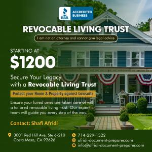 Cheap Living Trust Preparation Services