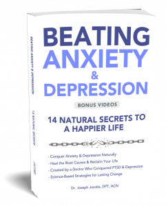 Beating Anxiety & Depression: 14 Natural Secrets to a Happier Life dr jacobs book