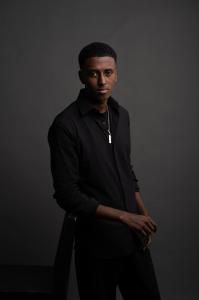 Portrait of Amid Mohamed, 16-year-old founder of Viral Cartel Media, based in Dubai.
