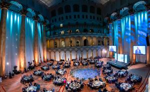 Colorectal Cancer Alliance CEO Michael Sapienza  addressed the crowd at the Blue Hope Bash  emphasizing the urgent need for action to advance progress and save lives