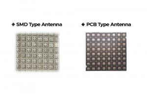 KREEMO’s “SMD-type” and “PCB-type” flat satellite antenna products | Image provided by KREEMO