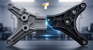 Automotive lightweighting: Replacing heavy metal with plastic.