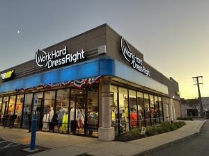 Work Hard Dress Right reatil store locations in Neawrk, NJ and New Haven , CT