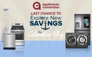 Appliances Connection Columbus Day Giveaway: End of Columbus Day Sale