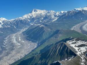 A picture from a flight tour we did to view the glaciers around Denali National Park