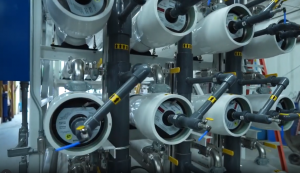 reverse osmosis filtration system for an energy utility