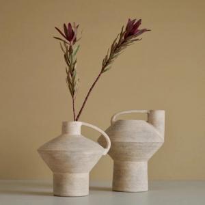 Beige Concrete Vases