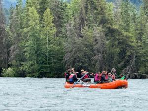 Floating the Kenai River with family and friends