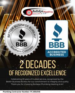 Bullseye Plumbing Heating & Air BBB Accreditation