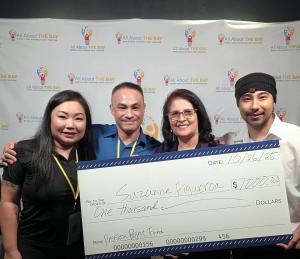Project 100 Passion Project Fund Awarded to Suzanne Figueroa at All About the Bay Summit
