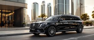 Vanguard Attaché secure transportation vehicle in São Paulo providing executive protection for F1 Grand Prix VIP attendees