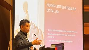 Zen Koh speaking in RehabWeek 2025, Chicago