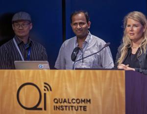 Ansir CEO, Dr H. P. Wang, & Perseverance Co-Founder, Cheryl K. Goodman and Mentor Srikanth Uppala