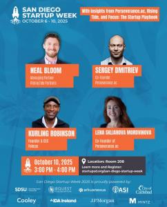 Panel: Startup Playbook with Perseverance.ac  Serg Dmitriev, Lena Skliarova Mordvinova, Neal Bloom and Kurling Robinson