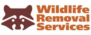 The logo for the pest control company Wildlife Removal Services