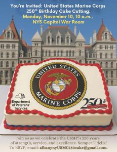 USMC 250th Birthday Event Flyer