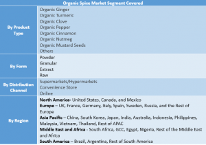 Organic Spice Market Segment