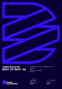 KAVVO Honored with the Highest Honor ”Best of Best” at the 2025 Design Master Prize