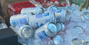 SWRL being chilled in ice for the festival