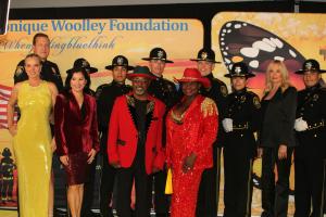 Beverly Hills Color Guard, Elizabeth Lyn Vargas, Taylor Armstrong, Darrell Dupre, Amour Delus photo credit Michele Marotta