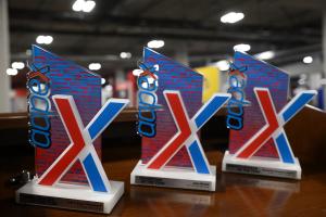 AAPEX service award trophies