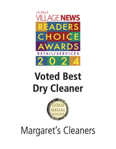 Margaret's the Couture Cleaner was Voted Best Drycleaner 2024