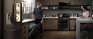 Appliances Connection 2019 Fall into Savings Event: LG Kitchen Package  with French Door Refrigerator, Dishwasher, Over-the-Range Microwave, and Double Oven Range
