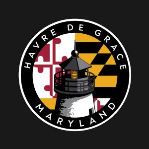 Havre de Grace Lighthouse Maryland Flag design