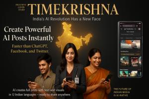 TimeKrishna – India’s First AI Social Platform, Creator Economy, and Content Engine Powered by YayEye