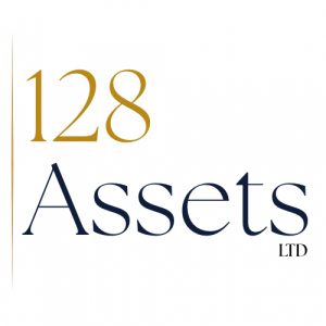128 Assets Ltd company logo representing a global investment and wealth solutions firm specialising in citizenship, residency, and alternative investments.