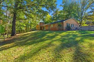 3 BR/3 BA brick ranch style home w/walk-out basement on 10± mostly wooded acres with a large attached 2 car garage, detached brick shop and a creek that runs through the property in Bedford, VA on Friday, November 14