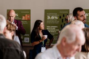 The Gin Guild's Ten Green Bottles campaign on display at Ginposium 2025