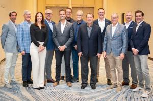 IADA Board of Directors (L-R) Patrick Hosmann Jr., James Person, Emily Deaton, Phil Winters, Shawn Dinning, Chad Anderson, Phil Stearns, Nick Schneider, Neil Howard, John Odegard, Jim Riner, and Greg Oswald.  David Shannon and Stan Kuliavas are not pictur