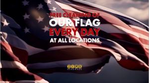 an image of a waving American flag