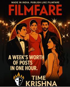 You can build a film fare channel and as many posts in 1 hour