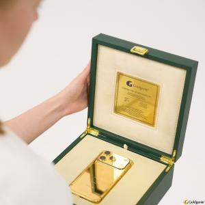24k Gold iPhone 17 Pro range Luxury Customized by Goldgenie in Dubai