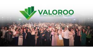 Valoroo logistics outsourcing professionals collaborating across global nearshore and offshore teams.