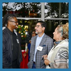 Pictured: Clarence Remy, ENSER President Marco Arnone, Deborah Arnone