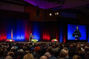 Josh Hartman welcomes 7,000 attendees to EMS World Expo