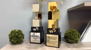 Able&Co.’s two new W³ awards for the Simply Grande Campaign and the Pivotal Website.