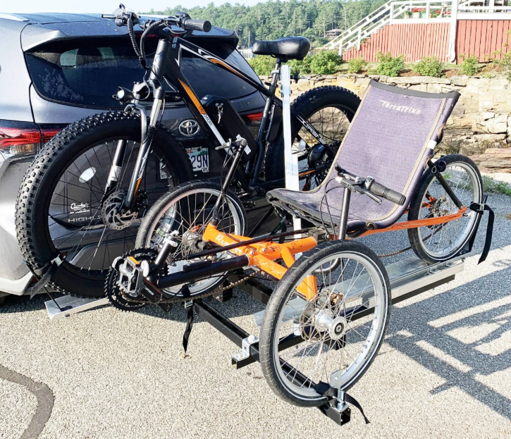 Simple-Load One Trike Plus One Bike Rack